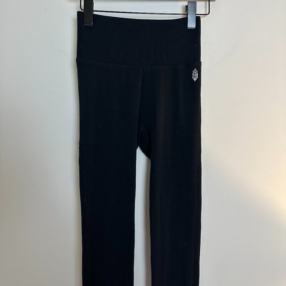 FREE PEOPLE Movement Rich Soul High Waist Flare Leggings in Black X-Small/Small - Picture 3 of 7